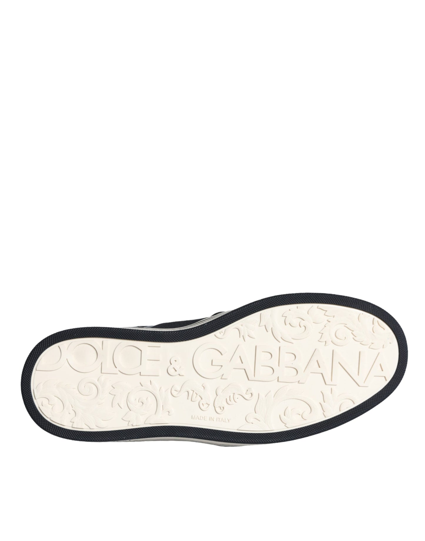 Mocasines/Pantuflas casuales de cuero negro Dolce & Gabbana
