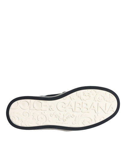 Mocasines/Pantuflas casuales de cuero negro Dolce & Gabbana
