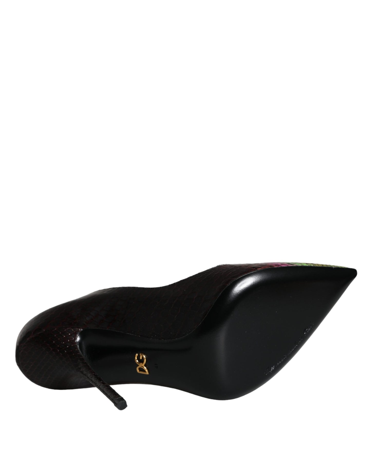 Zapatos de tacón Dolce & Gabbana de piel exótica multicolor