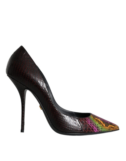 Zapatos de tacón Dolce & Gabbana de piel exótica multicolor