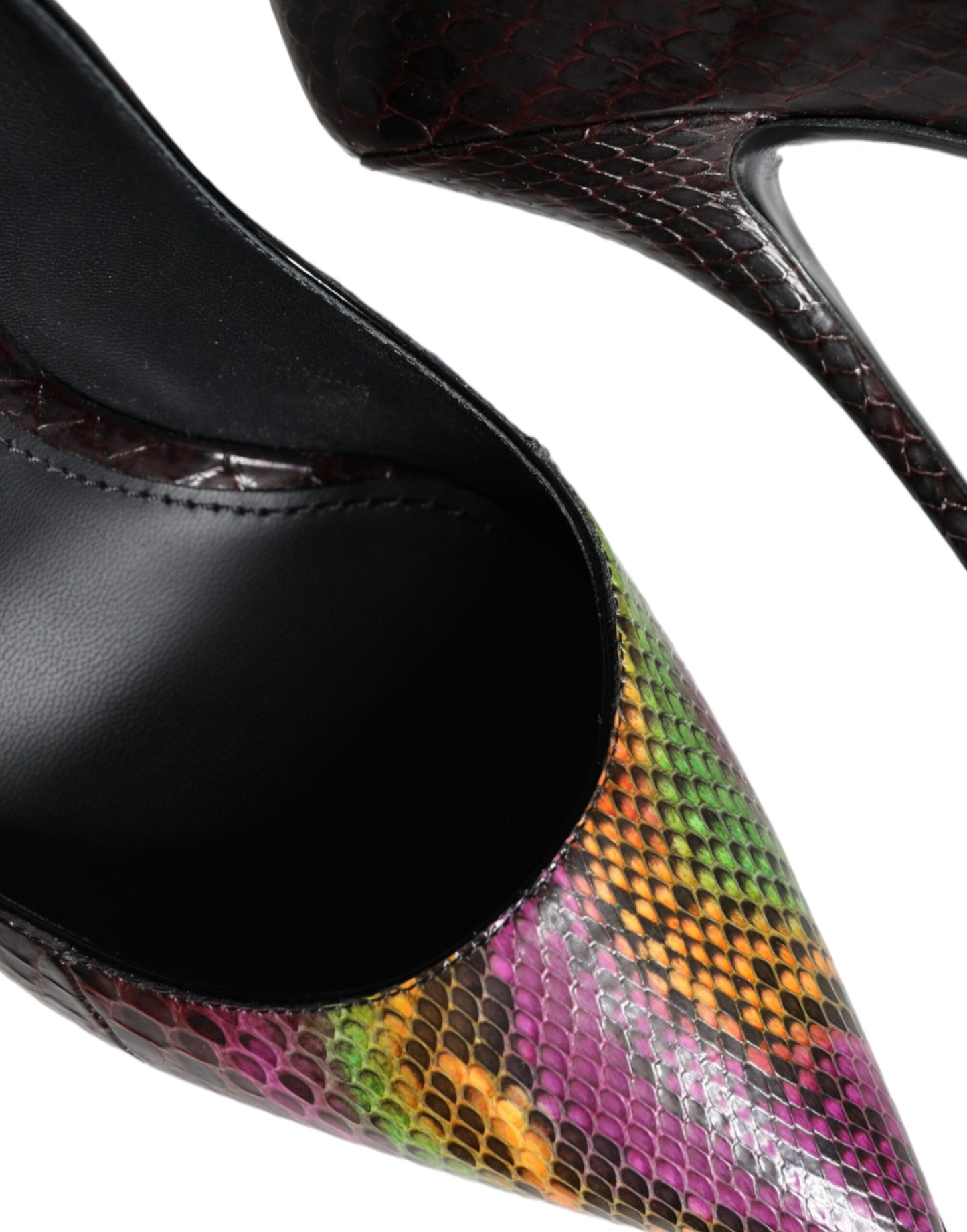 Zapatos de tacón Dolce & Gabbana de piel exótica multicolor
