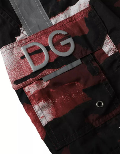 Bañador/pantalón corto de playa con logo DG de camuflaje multicolor de Dolce & Gabbana