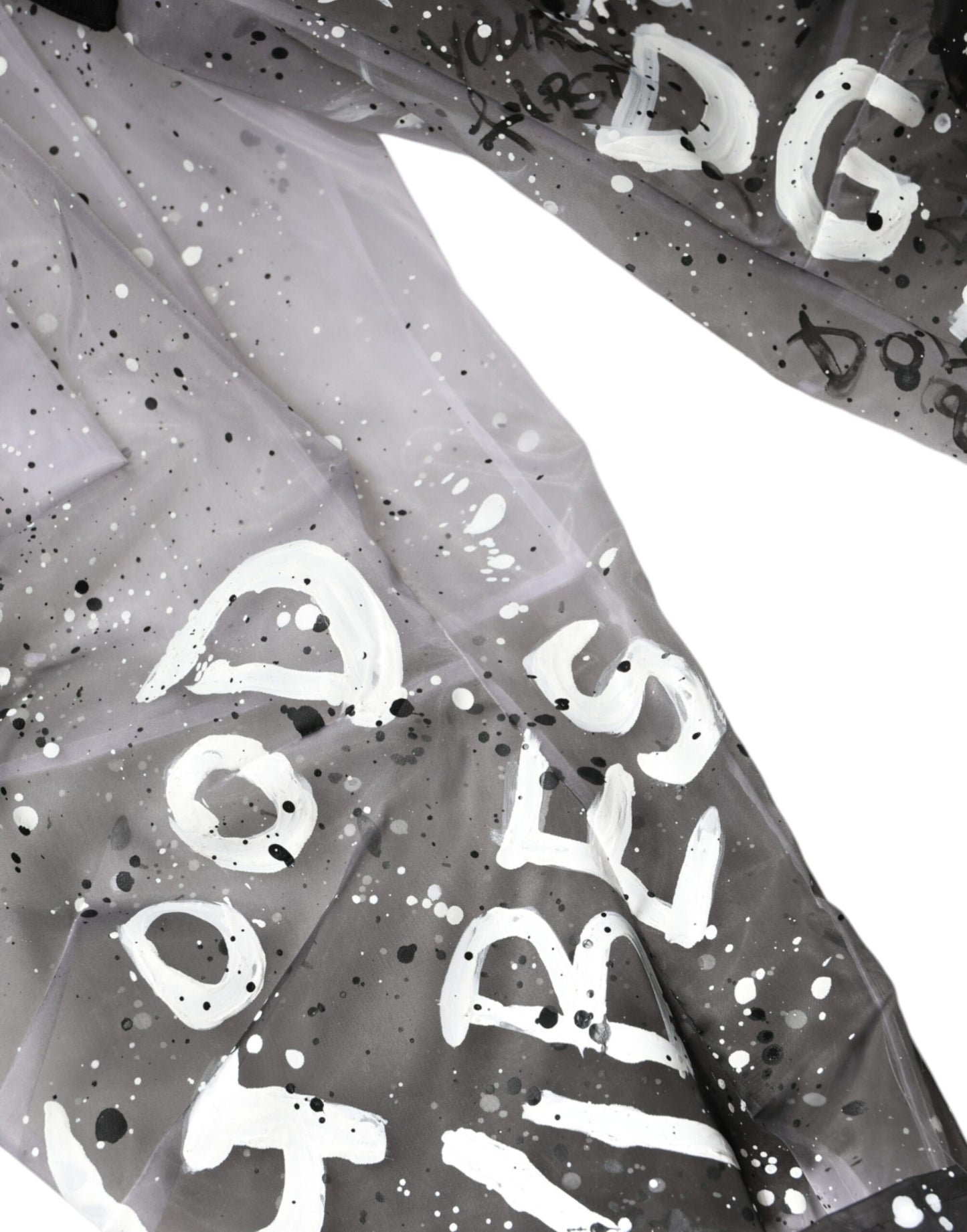 Pantalones cargo cortos Dolce & Gabbana blancos transparentes con logo
