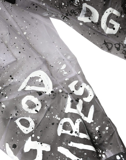 Pantalones cargo cortos Dolce & Gabbana blancos transparentes con logo