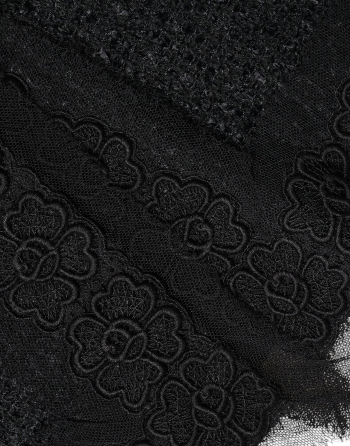 Falda lápiz midi de lana virgen negra de Dolce & Gabbana