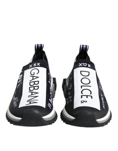 Zapatillas bajas Sorrento de Dolce & Gabbana en blanco y negro