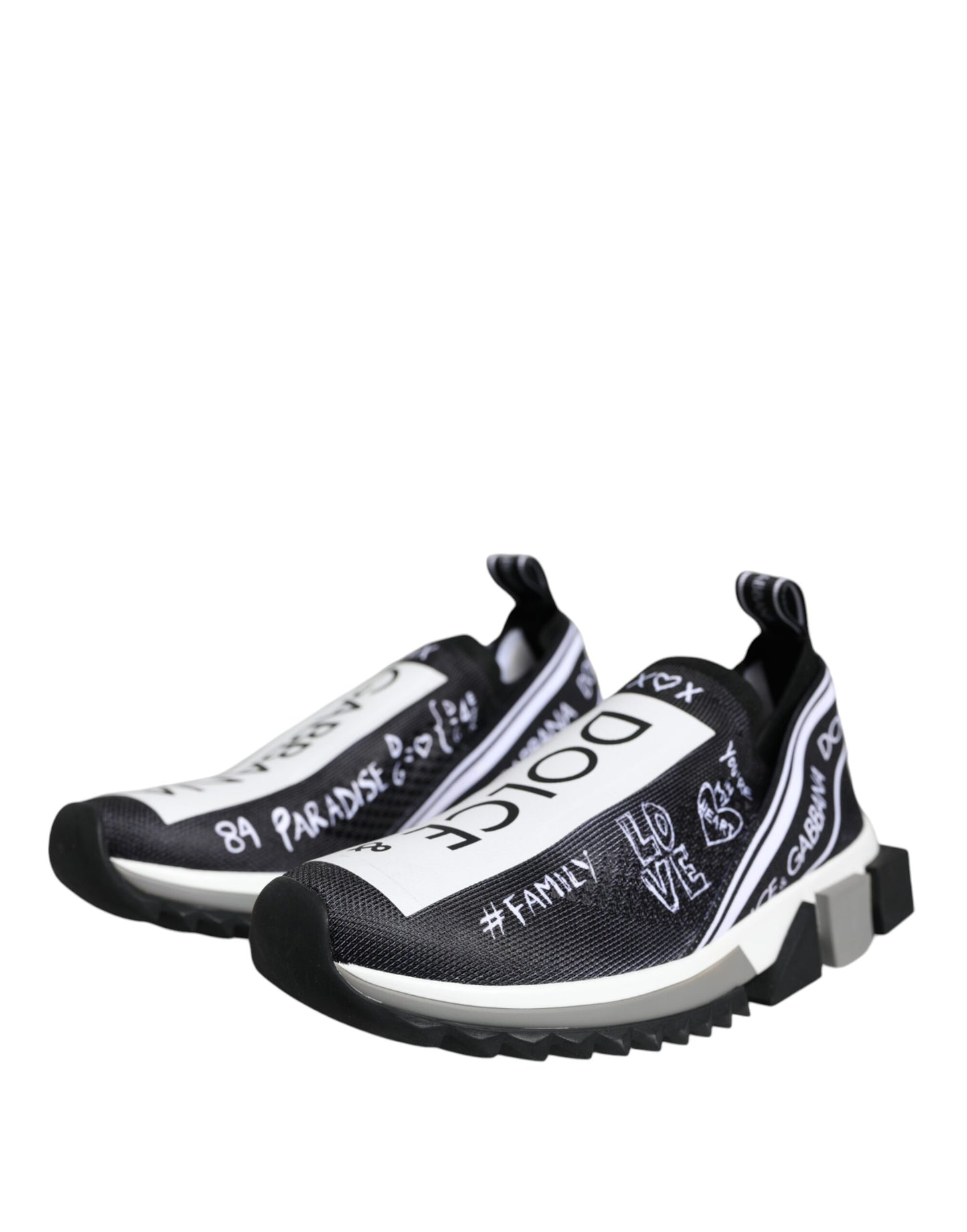 Zapatillas bajas Sorrento de Dolce & Gabbana en blanco y negro