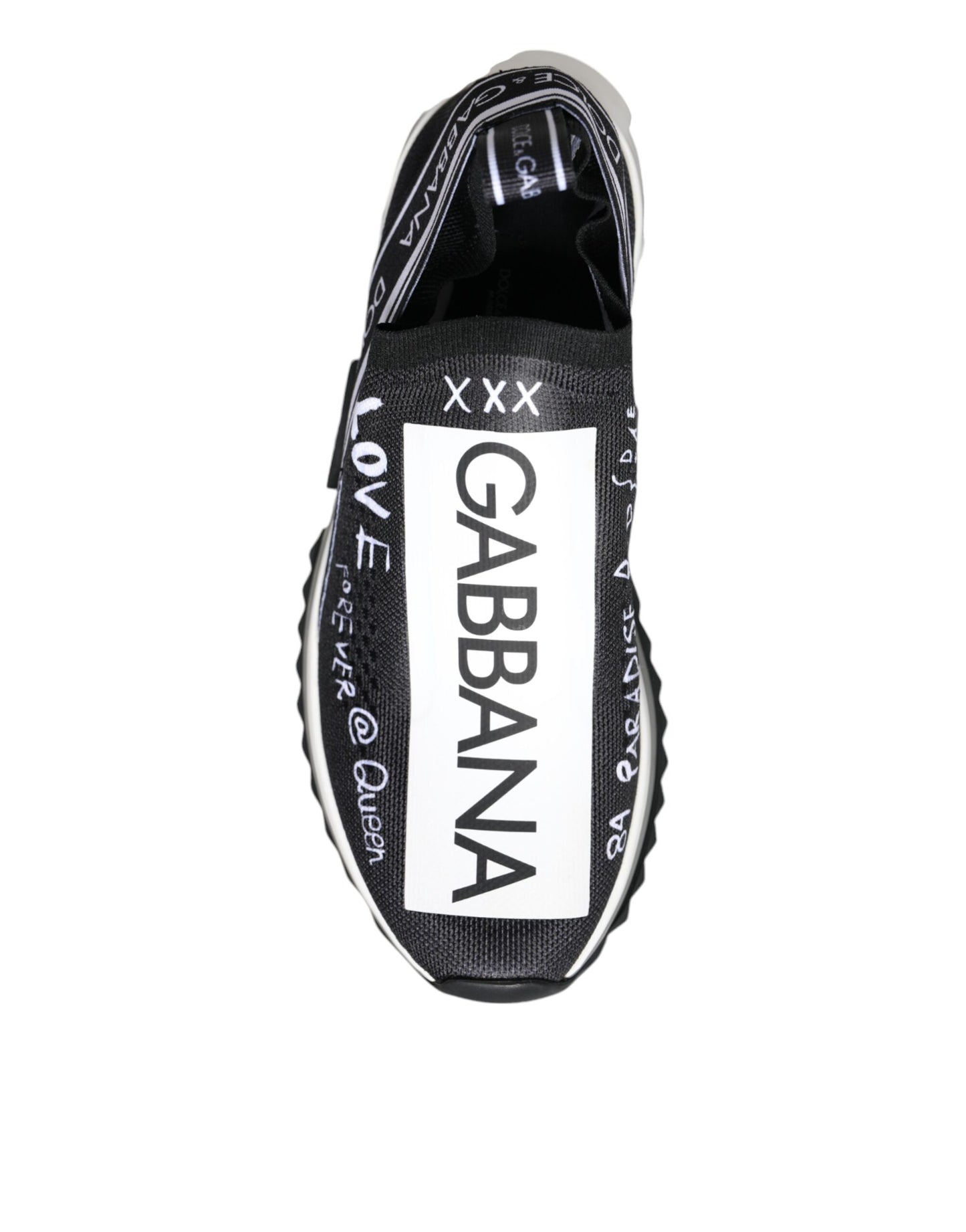 Zapatillas bajas Sorrento de Dolce & Gabbana en blanco y negro