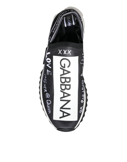 Zapatillas bajas Sorrento de Dolce & Gabbana en blanco y negro