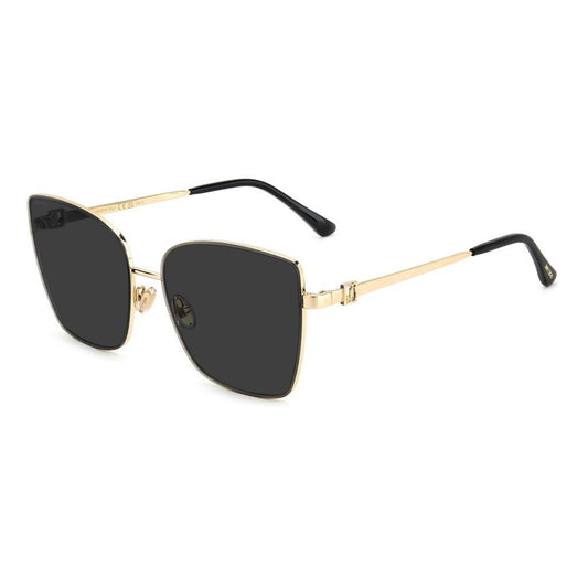 Gafas de sol Jimmy Choo de metal dorado