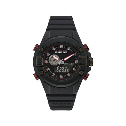 Reloj deportivo Guess de resina negra