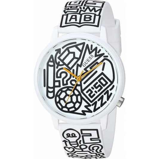 Guess Reloj de vestir de resina multicolor