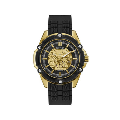Reloj Guess de resina negra para vestir