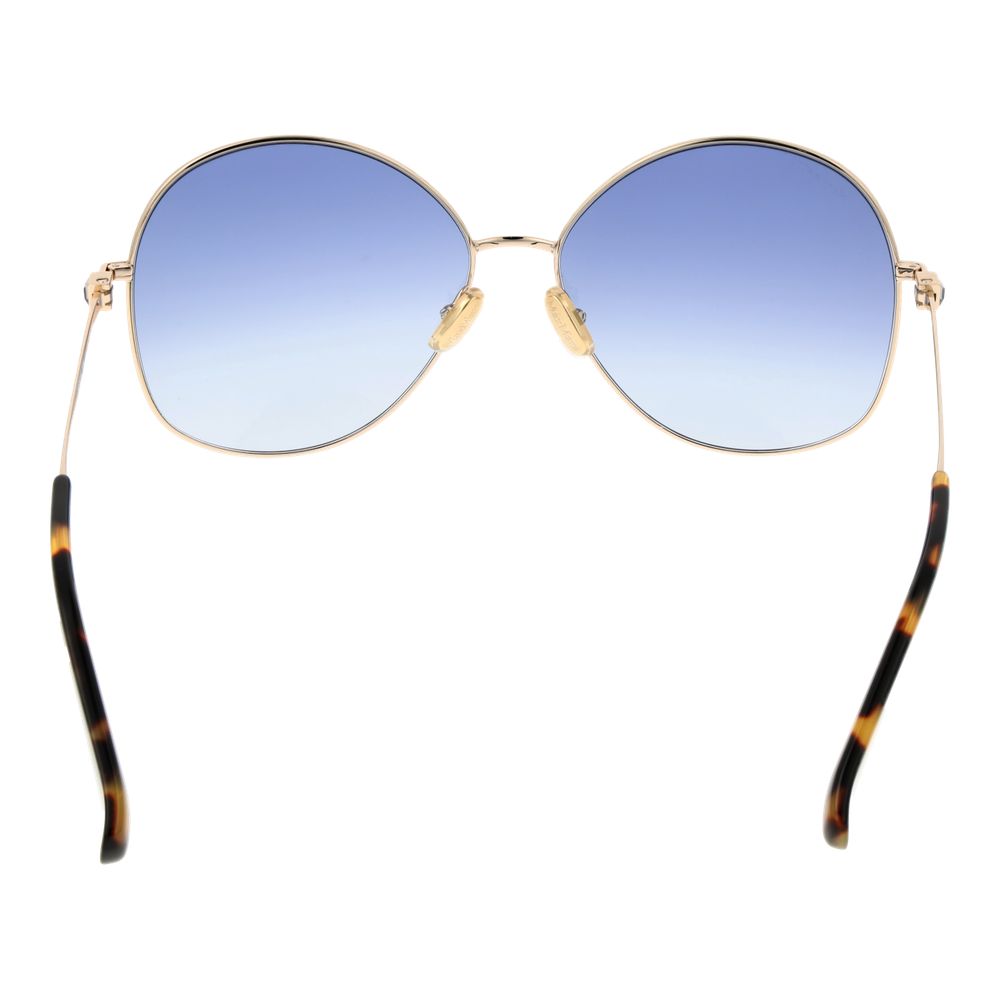 Gafas de sol Max Mara de metal dorado