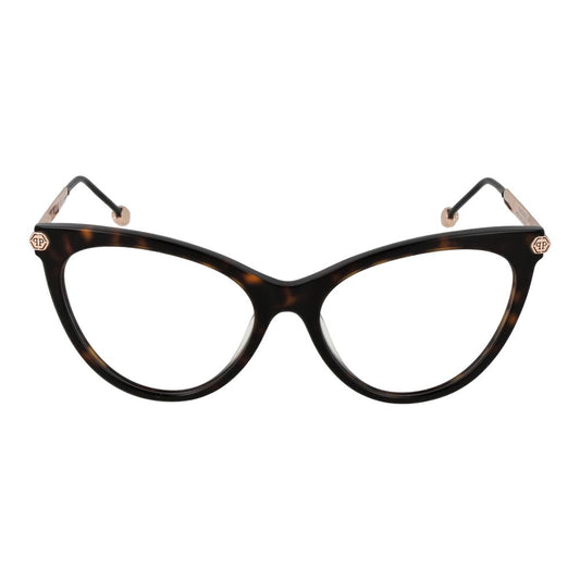 Gafas Philipp Plein de acetato de celulosa marrón (montura)