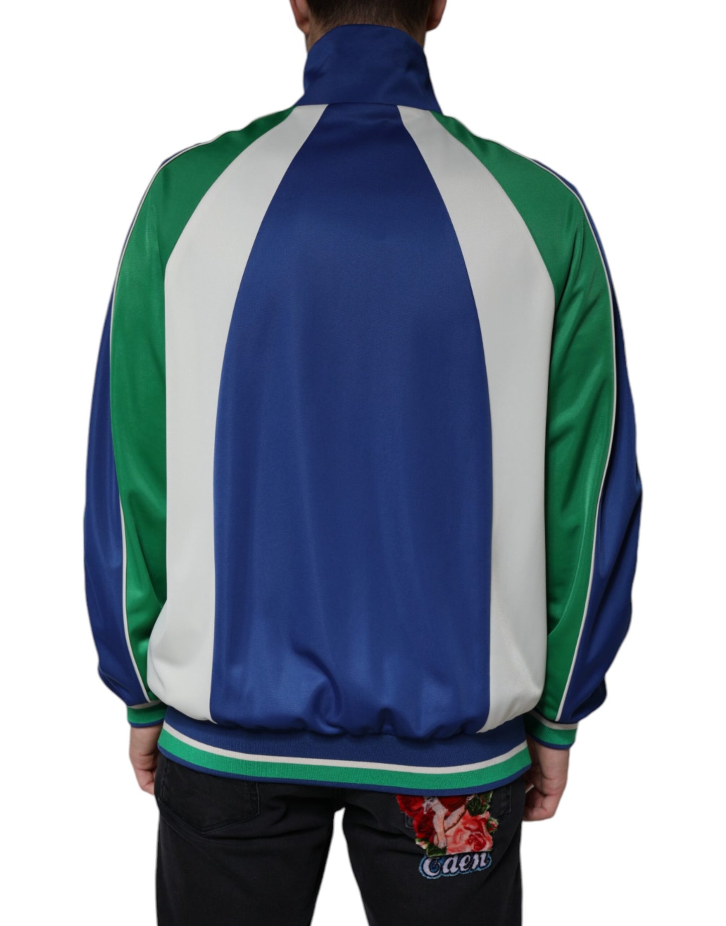 Chaqueta bómber Dolce & Gabbana de poliéster multicolor con cremallera completa