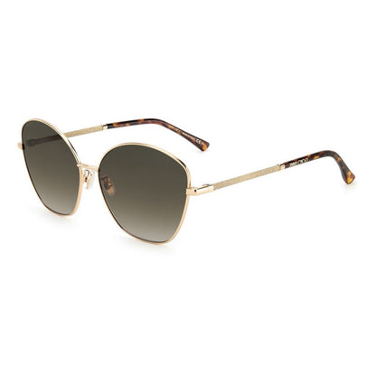 Gafas de sol Jimmy Choo de metal dorado