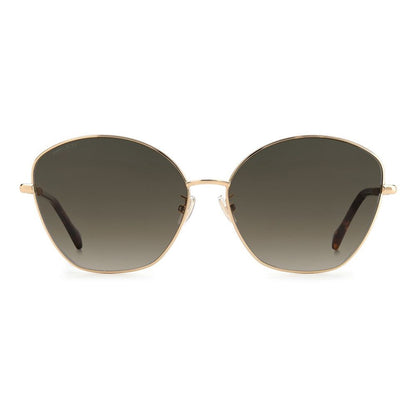 Gafas de sol Jimmy Choo de metal dorado