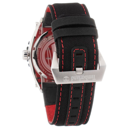 Reloj deportivo Timberland de cuero negro
