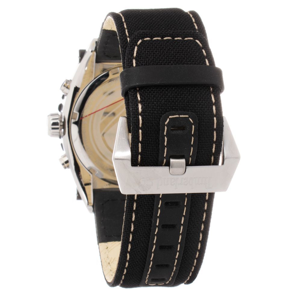 Reloj deportivo Timberland de cuero negro
