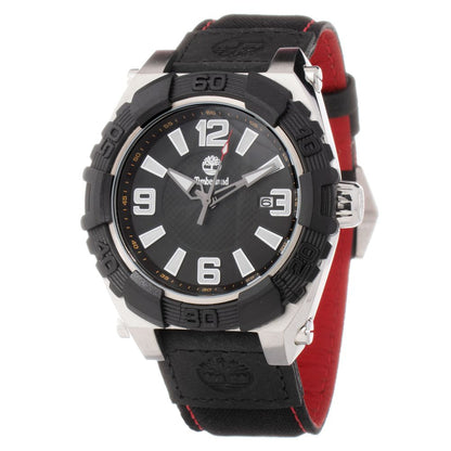 Reloj deportivo Timberland de cuero negro