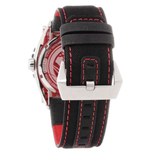 Reloj deportivo Timberland de cuero negro