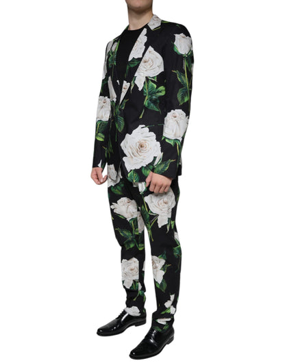 Traje formal de 2 piezas para hombre Dolce & Gabbana de algodón Black Rose