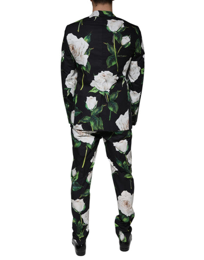 Traje formal de 2 piezas para hombre Dolce & Gabbana de algodón Black Rose