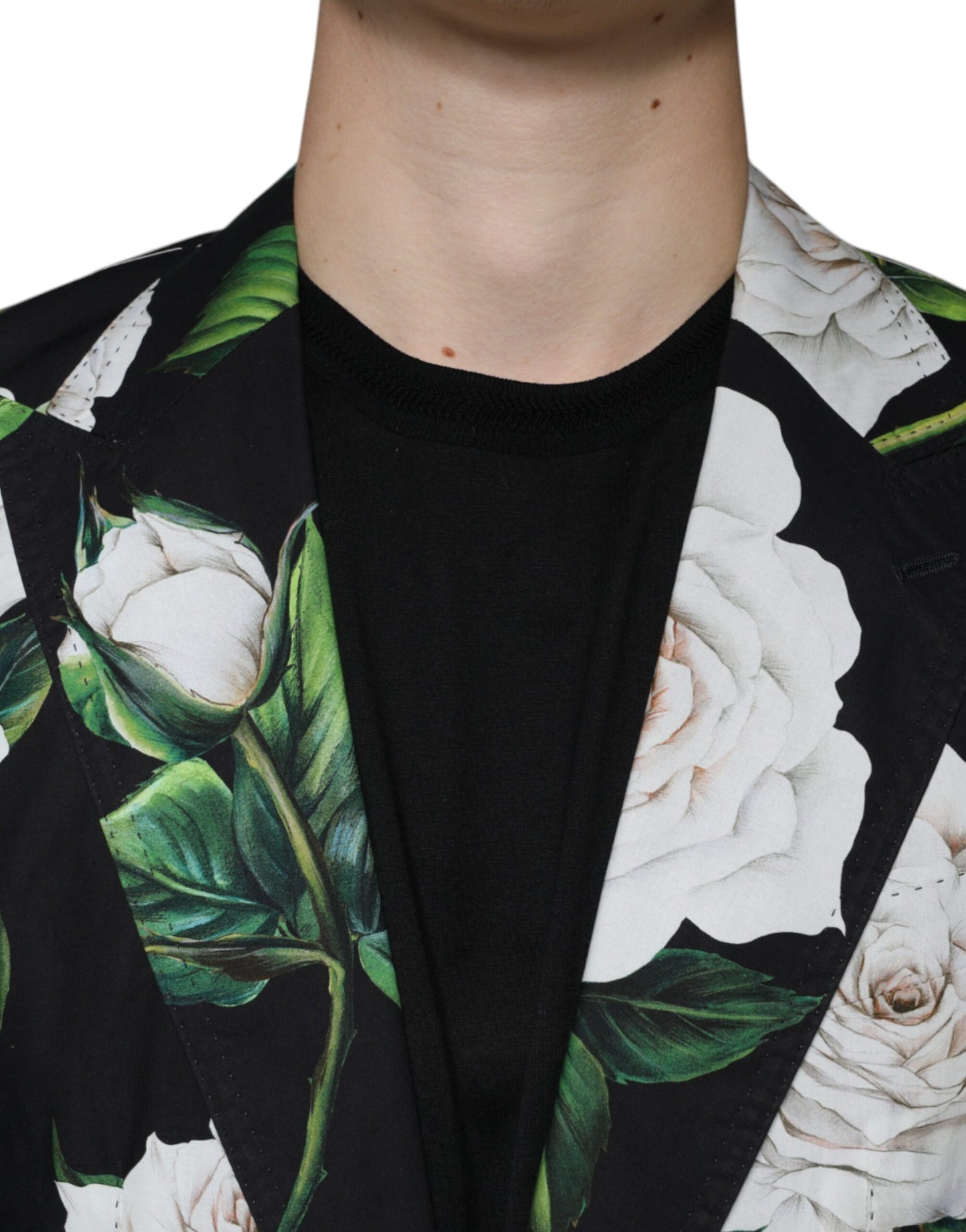 Traje formal de 2 piezas para hombre Dolce & Gabbana de algodón Black Rose