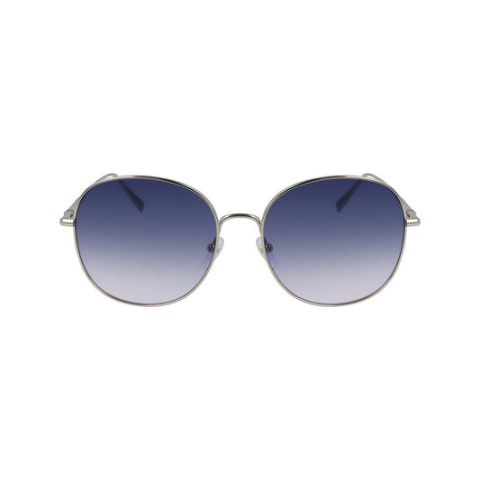 Gafas de sol Longchamp de metal dorado