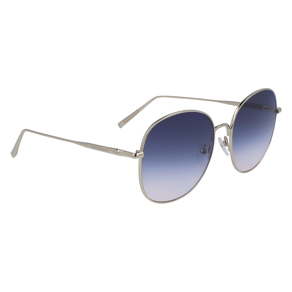 Gafas de sol Longchamp de metal dorado
