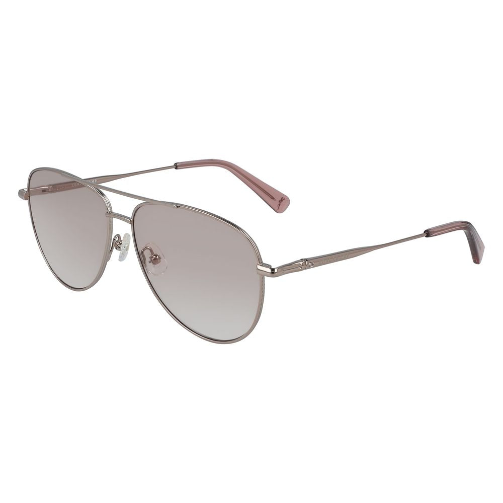 Gafas (montura) de metal color cobre Longchamp