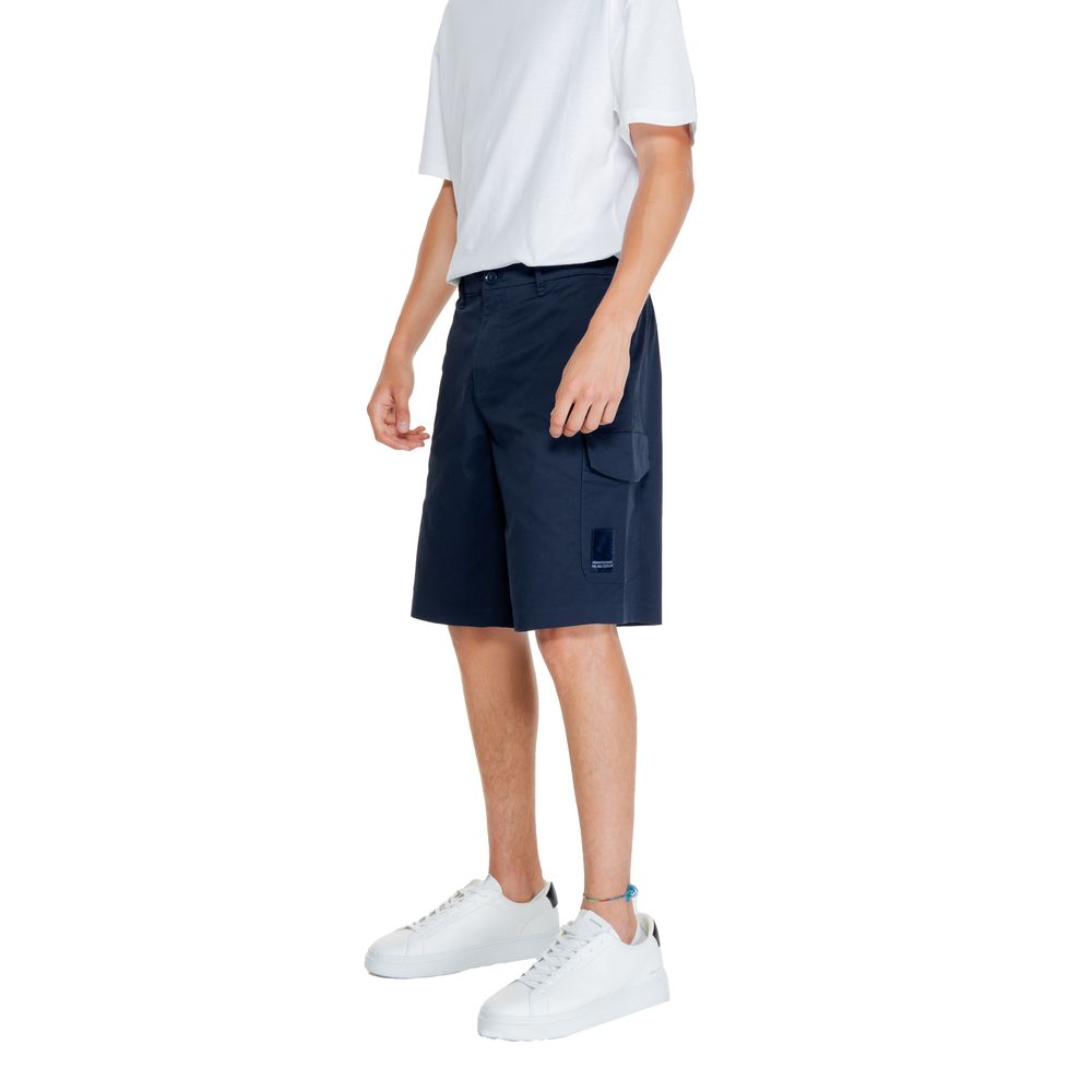 Armani Exchange Bermuda de algodón azul