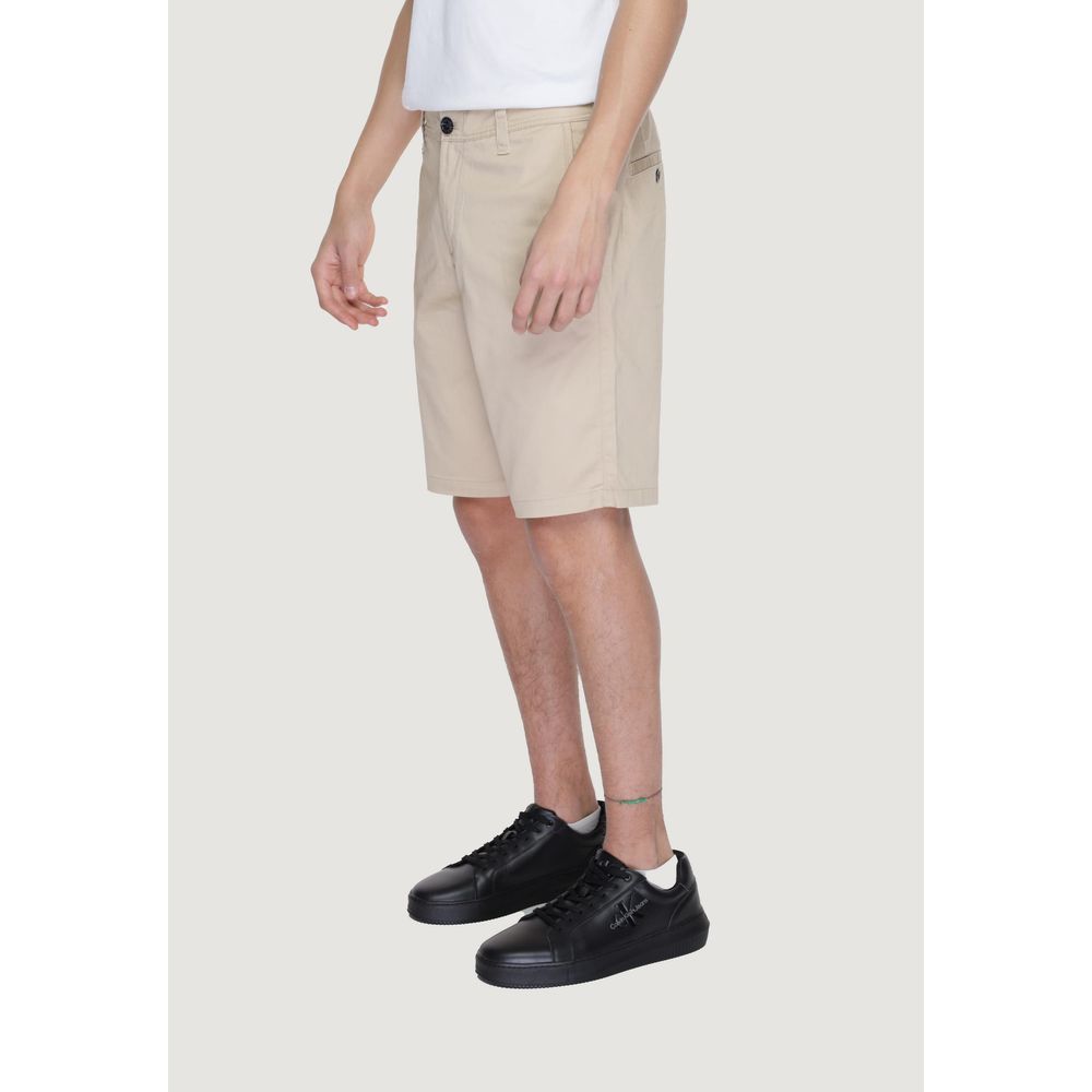 Pantalones cortos de algodón bermuda color beige Armani Exchange