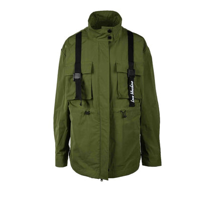 Love Moschino Parka verde de poliéster