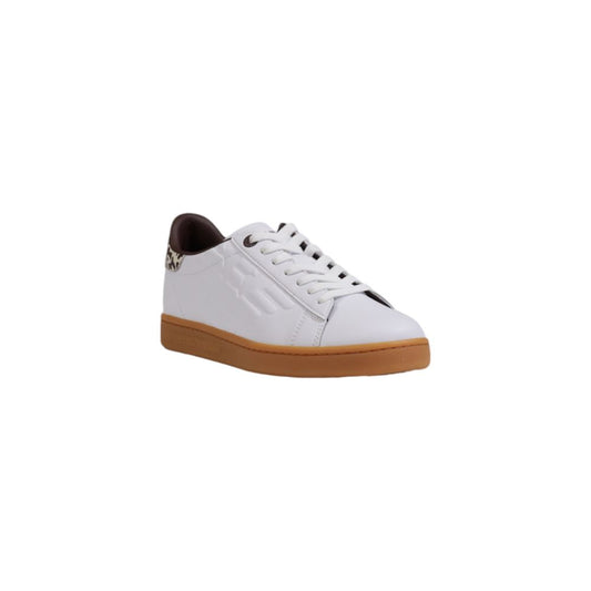 Zapatillas bajas de piel beige EA7 Emporio Armani