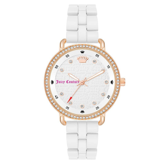 Reloj de pulsera Juicy Couture de metal blanco