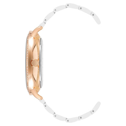 Reloj de pulsera Juicy Couture de metal blanco