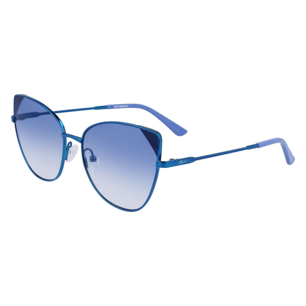 Gafas de sol de metal azules Karl Lagerfeld