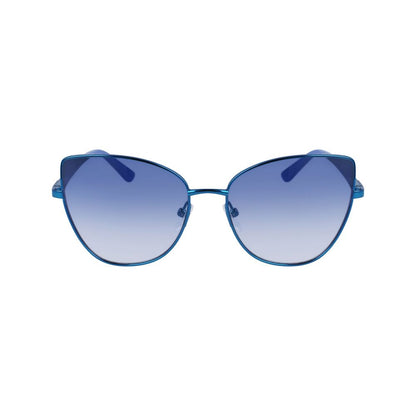 Gafas de sol de metal azules Karl Lagerfeld