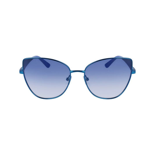 Gafas de sol de metal azules Karl Lagerfeld