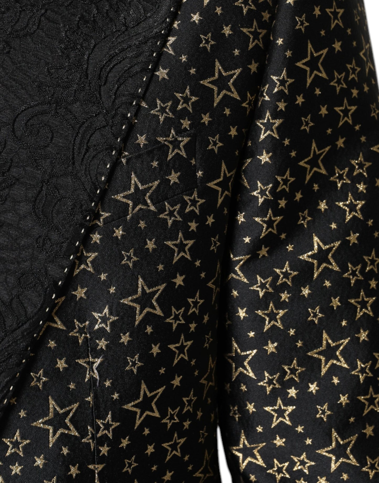 Traje de 2 piezas Sicilia de Dolce & Gabbana en jacquard de estrellas negras