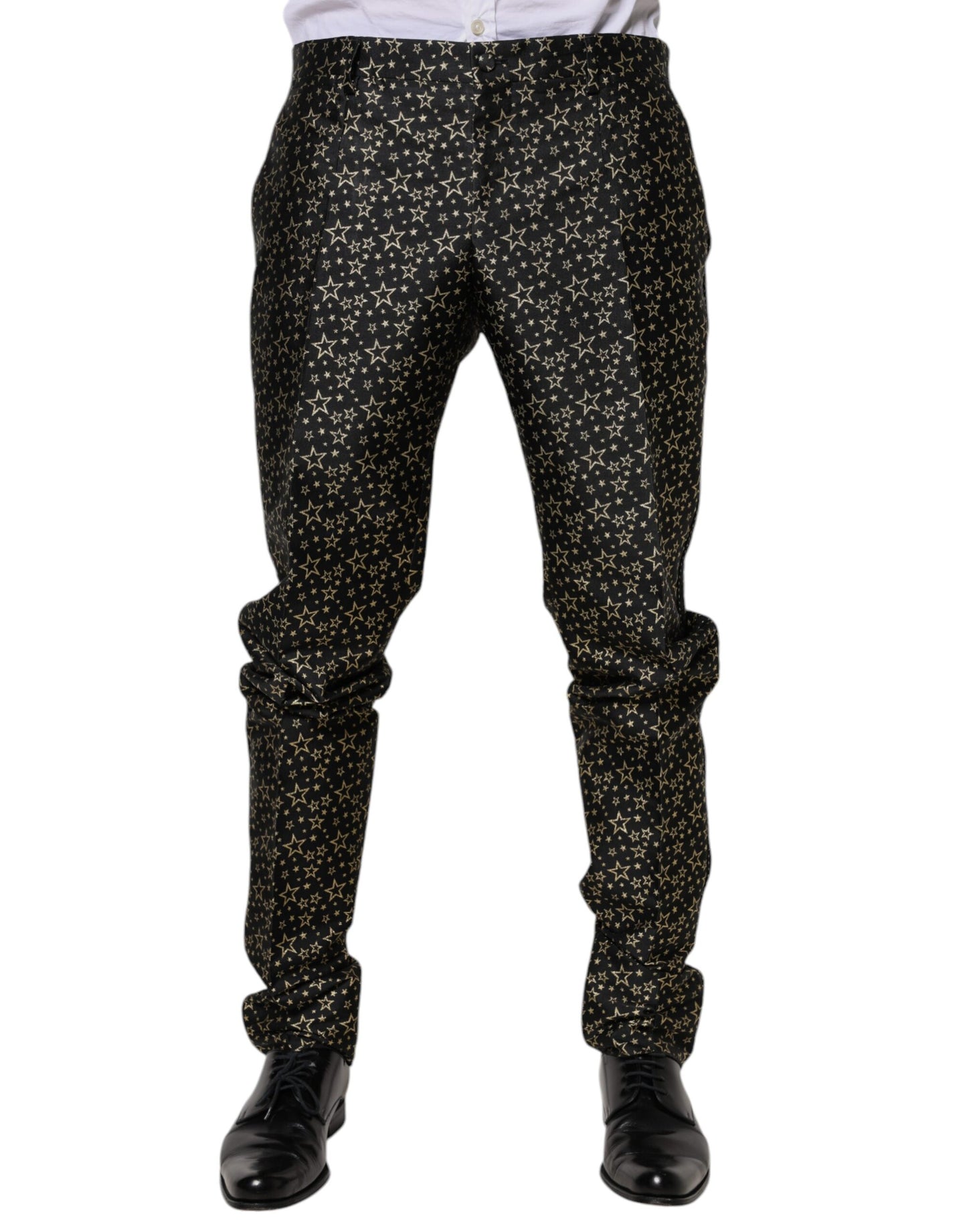 Traje de 2 piezas Sicilia de Dolce & Gabbana en jacquard de estrellas negras