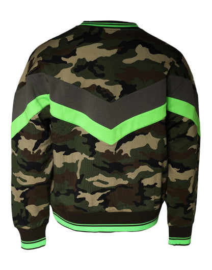 Sudadera suéter camuflaje multicolor Dolce & Gabbana