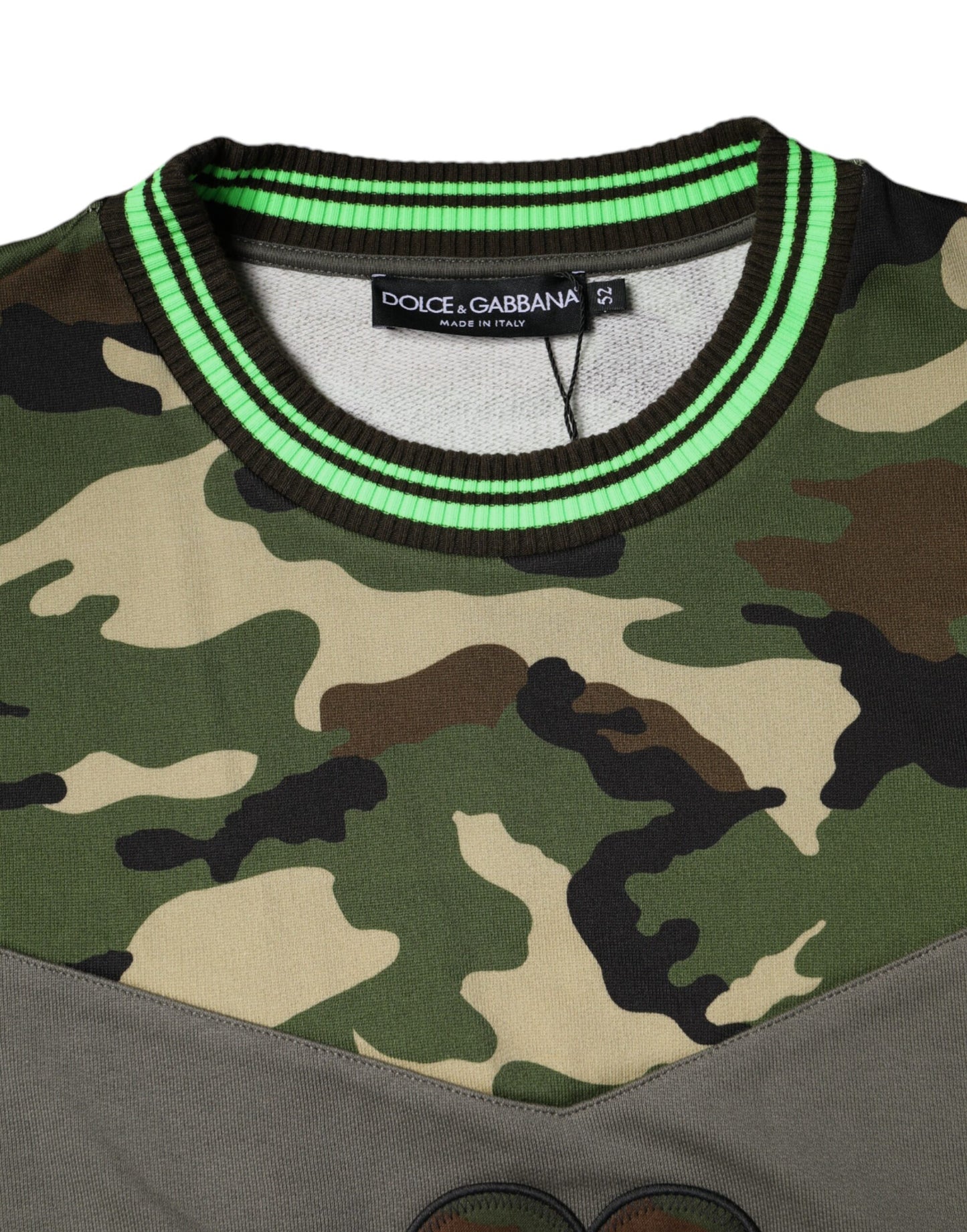 Sudadera suéter camuflaje multicolor Dolce & Gabbana