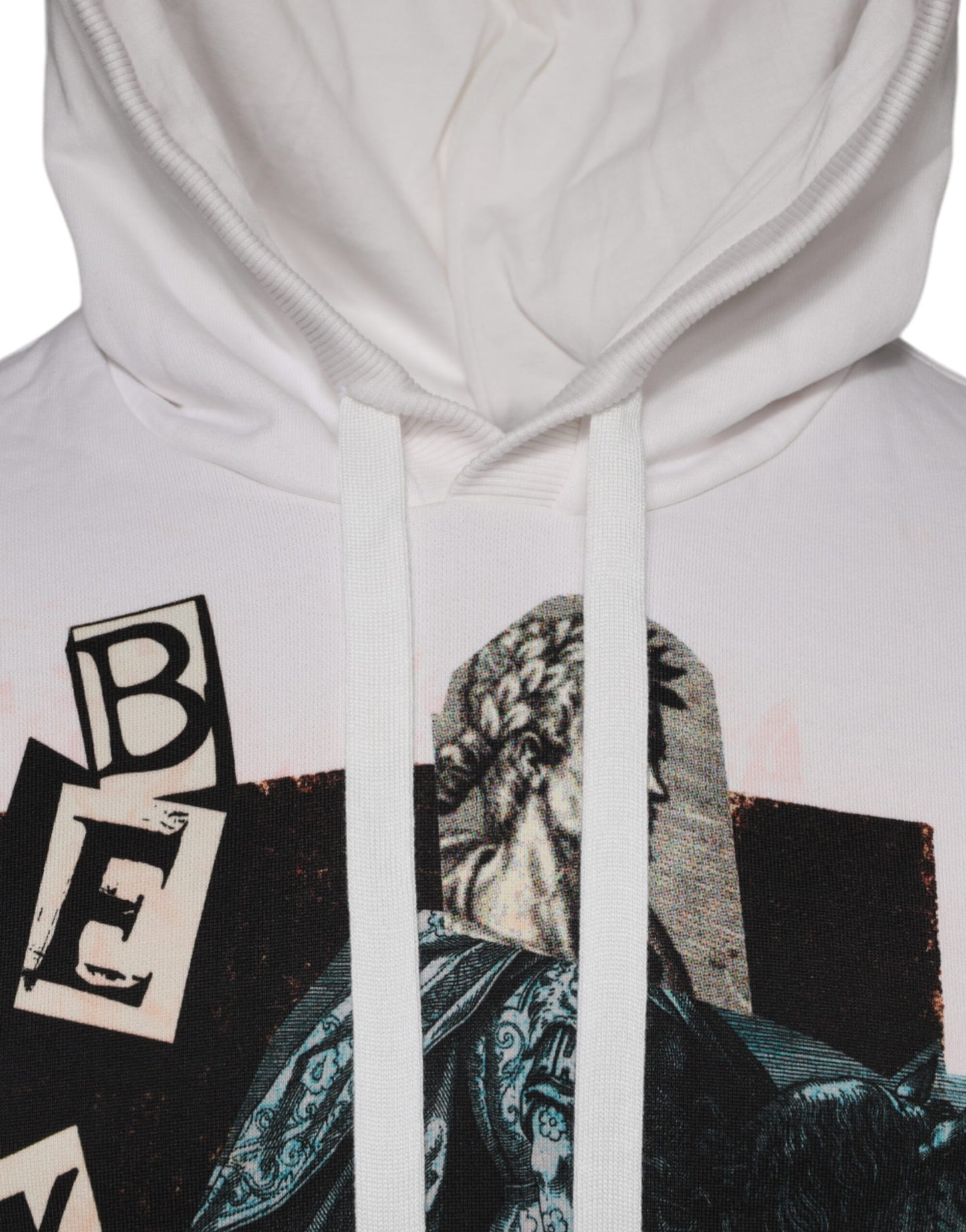 Sudadera con capucha blanca Caesar de algodón de Dolce & Gabbana