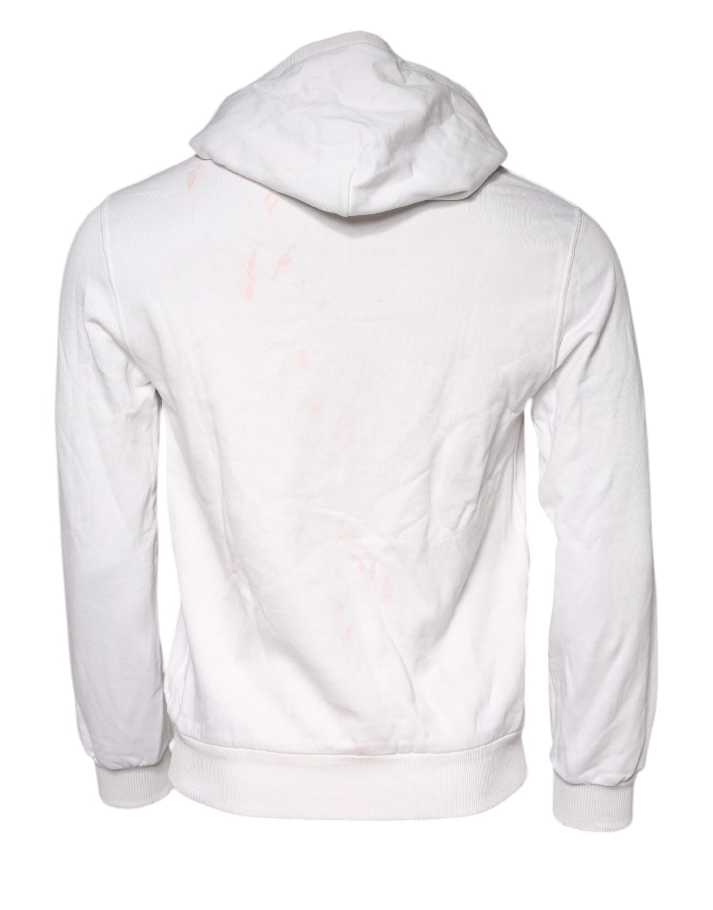 Sudadera con capucha blanca Caesar de algodón de Dolce & Gabbana