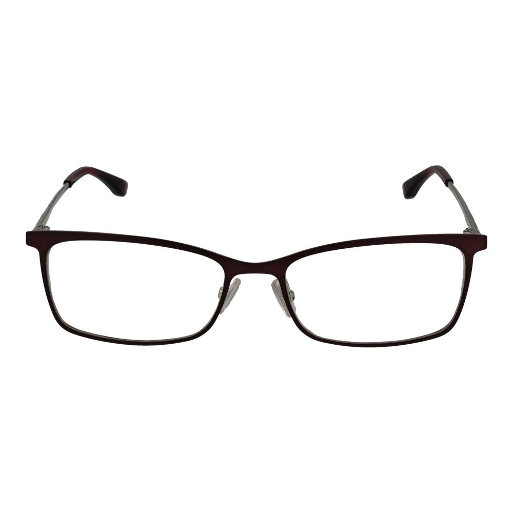 Gafas (montura) Hugo Boss burdeos de acero inoxidable