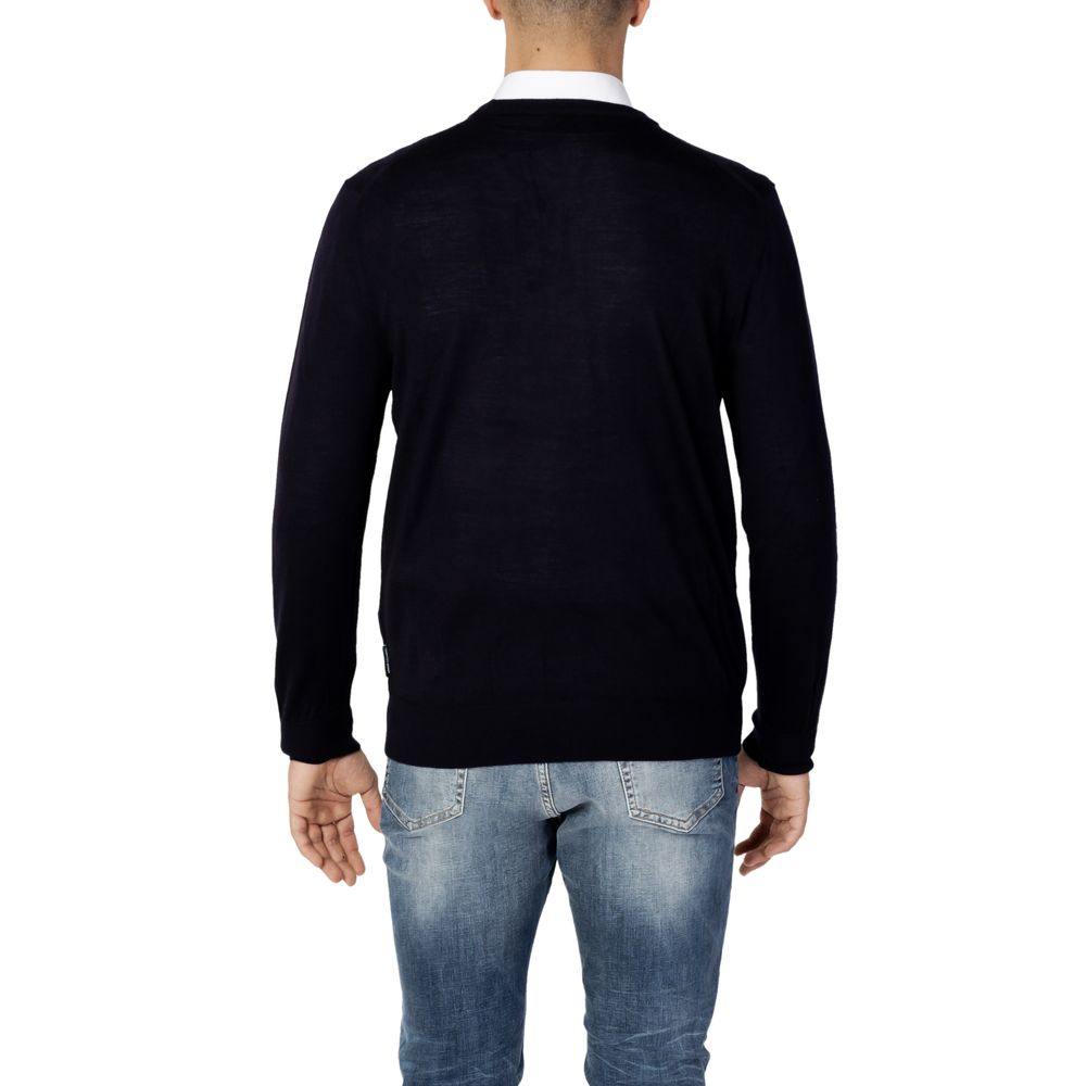 Sudadera de Lana Azul Armani Exchange