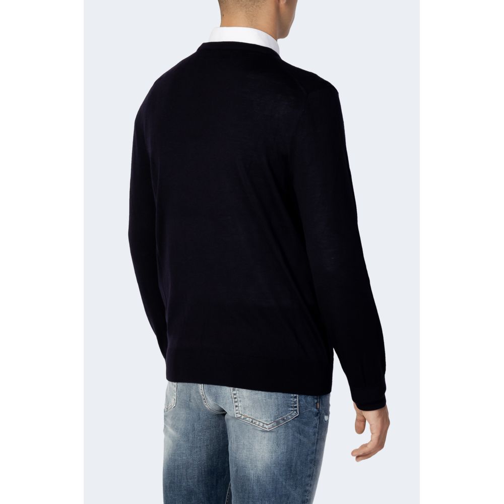 Sudadera de Lana Azul Armani Exchange